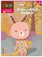 Ścieg krzyżowy Królik. Wydawca: Russell. Dadada.pl Opakowanie Ścieg krzyżowy Królik