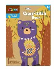 Ścieg krzyżowy Miś. Wydawca: Russell. Dadada.pl Opakowanie Ścieg krzyżowy Miś