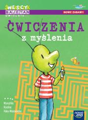 Świerszczyk Bajetan uwielbia ćwiczenia z myślenia. Autor: Haka-Makowiecka Karolina. Dadada.pl Okładka książki Świerszczyk Bajetan uwielbia ćwiczenia z myślenia