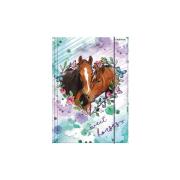 Opakowanie Teczka z gumką A4 STK Horses 10 sztuk