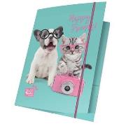 Teczka z gumką A4 Studio Pets PTK-109 PASO. Wydawca: Paso. Dadada.pl Opakowanie Teczka z gumką A4 Studio Pets PTK-109 PASO