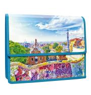 Opakowanie Teczka z klapką na rzepy A4 PP Barcelona