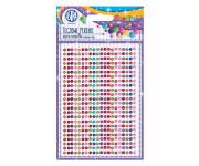 Opakowanie Tęczowe perełki naklejki mix kolor