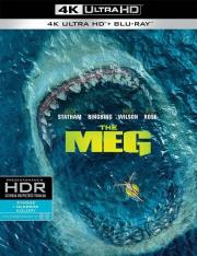 Okładka książki The Meg (2 Blu-ray) 4K
