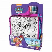 Opakowanie TORBA DO MALOWANIA Z AKCESORIAMI M PSI PATROL DZIEWCZYNKA 05166