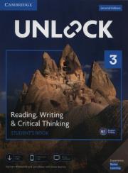 Unlock 3 Reading, Writing, & Critical Thinking Student's Book. Autor: Westbrook Carolyn, Lida Baker, Sowton Chris. Dadada.pl Okładka książki Unlock 3 Reading, Writing, & Critical Thinking Student's Book