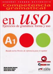 Uso 1A ejercicios de gramatica forma y uso libro+ CD audio. Autor: Romero Duenas Carlos, Hermoso Gonzalez Alfredo, Velez Cervera Aurora. Dadada.pl Okładka książki Uso 1A ejercicios de gramatica forma y uso libro+ CD audio
