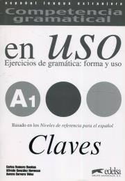 Uso A1 cleves ejercicios de gramatica forma. Autor: Romero Duenas Carlos, Hermoso Gonzalez Alfredo, Velez Cervera Aurora. Dadada.pl Okładka książki Uso A1 cleves ejercicios de gramatica forma