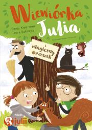 WIEWIÓRKA JULIA I MAGICZNY ORZESZEK. Autor: EMMA KIWORKOWA, Sakowicz Anna. Dadada.pl Okładka książki WIEWIÓRKA JULIA I MAGICZNY ORZESZEK