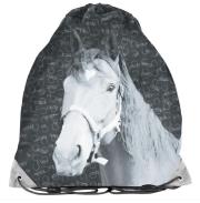 Worek na buty Paso Horse czarno-szary. Wydawca: Paso. Dadada.pl Opakowanie Worek na buty Paso Horse czarno-szary