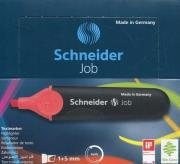 Opakowanie Zakreślacz SCHNEIDER Job 1-5 mm czerwony 10 sztuk