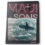 Opakowanie Zeszyt A4 Maui and Sons 96 kartek w kratkę 5 sztuk
