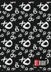 Opakowanie Zeszyt A5 St.Right 60 kartek w kratkę mix2 10 sztuk