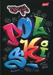 Opakowanie Zeszyt A5 Unipap w linie 60 kartek Język polski ściąga 10 sztuk