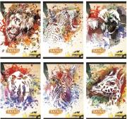 Opakowanie Zeszyt A5 w kratkę 50 kartek Street Safari 10 sztuk mix