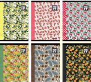 Opakowanie Zeszyt A5 w kratkę 54 kartki Street Fruits 10 sztuk mix