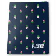 Opakowanie Zeszyt A5 w kratkę 60 kartek Kaktusy 5 sztuk