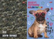 Opakowanie Zeszyt papierów kolorowych A4 10 kartek 25 sztuk mix