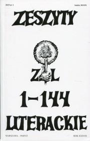Opakowanie Zeszyty Literackie 1-144