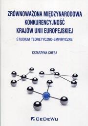 Okładka książki Zrównoważona międzynarodowa konkurencyjność krajów Unii Europejskiej