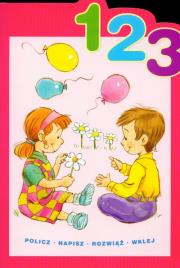 Okładka książki 123 - policz, napisz, rozwiąż, wklej