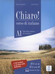 Chiaro A1 Libro dello studente ed eserciziario + CD. Autor: Savorgnani Giulia, Beatrice Bergero. Dadada.pl Okładka książki Chiaro A1 Libro dello studente ed eserciziario + CD