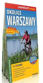 Okładka książki Comfort!map Okolice Warszawy 1:75 000 mapa w.2019
