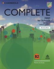 Complete First for Schools Workbook without Answers with Audio Download. Autor: Souza Natasha. Dadada.pl Okładka książki Complete First for Schools Workbook without Answers with Audio Download