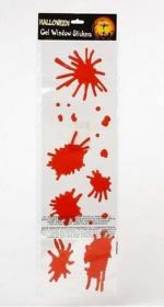 Opakowanie Dekoracja na szybę - krew