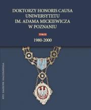 Opakowanie Doktorzy honoris causa Uniwersytetu im. Adama Mickiewicza w Poznaniu, tom III: 1980-2000