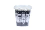 Opakowanie Farba tempera 12ml czarny 15szt KARBON