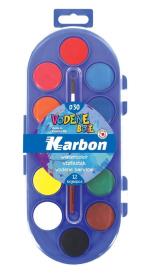 Opakowanie Farby akwarelowe plastic box 12 kolorów KARBON