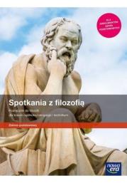 Filozofia LO Spotkania z Filozofią podr. ZP NE. Autor: Bokiniec Monika, Sylwester Zielka. Dadada.pl Okładka książki Filozofia LO Spotkania z Filozofią podr. ZP NE