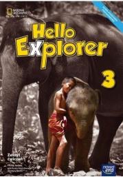 Hello Explorer 3 ćw. NE. Autor: Philip James with Dorota Sikora-Banasik and Marta. Dadada.pl Okładka książki Hello Explorer 3 ćw. NE