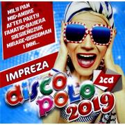 Impreza Disco Polo 2019. CD. Autor: praca zbiorowa. Dadada.pl Okładka książki Impreza Disco Polo 2019. CD