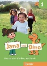 Jana und Dino 1 KB HUEBER. Autor: Manuela Georgiakaki, Michael Priesteroth. Dadada.pl Okładka książki Jana und Dino 1 KB HUEBER
