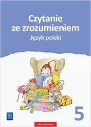 J.Polski  SP 5 Czytanie ze zrozumieniem WSiP. Autor: Beata Surdej, Andrzej Surdej. Dadada.pl Okładka książki J.Polski  SP 5 Czytanie ze zrozumieniem WSiP