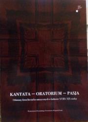 Opakowanie Kantata-oratorium-pasja