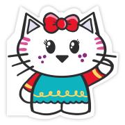 Okładka książki KARNET TWARDA OPRAWA KICIA