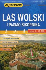 Okładka książki Las Wolski i pasmo Sikornika 1:10 000