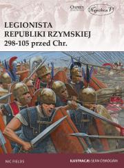 Legionista republiki Rzymskiej 298-105 przed Chr.. Autor: Nic Fields. Dadada.pl Okładka książki Legionista republiki Rzymskiej 298-105 przed Chr.