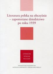 Opakowanie Literatura polska na obczyźnie