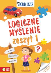 Okładka książki LOGICZNE MYŚLENIE ZDOLNY UCZEŃ ZESZYT 1