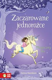 MAGICZNY LAS ZACZAROWANE JEDNOROŻCE. Autor: Davidson Zanna. Dadada.pl Okładka książki MAGICZNY LAS ZACZAROWANE JEDNOROŻCE