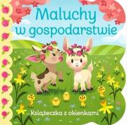 Maluchy w gospodarstwie. Książeczka z okienkami. Autor: Ginger Swift. Dadada.pl Okładka książki Maluchy w gospodarstwie. Książeczka z okienkami