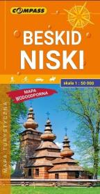 Okładka książki Mapa turystyczna - Beskid Niski 1:50 000