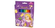Mazaki 12 kolorów Princess. Wydawca: Beniamin. Dadada.pl Opakowanie Mazaki 12 kolorów Princess