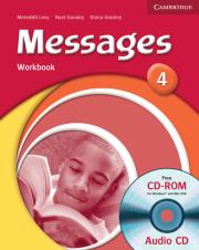Okładka książki Messages 4 Workbook + CD