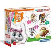 Moje Pierwsze Puzzle Cats. Wydawca: Clementoni. Dadada.pl Opakowanie Moje Pierwsze Puzzle Cats