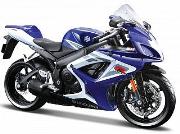 Opakowanie MOTOCYKL SUZUKI GSX-R750 SKALA 1:12 MAISTO 31101